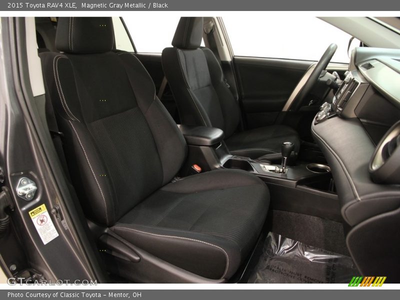 Magnetic Gray Metallic / Black 2015 Toyota RAV4 XLE