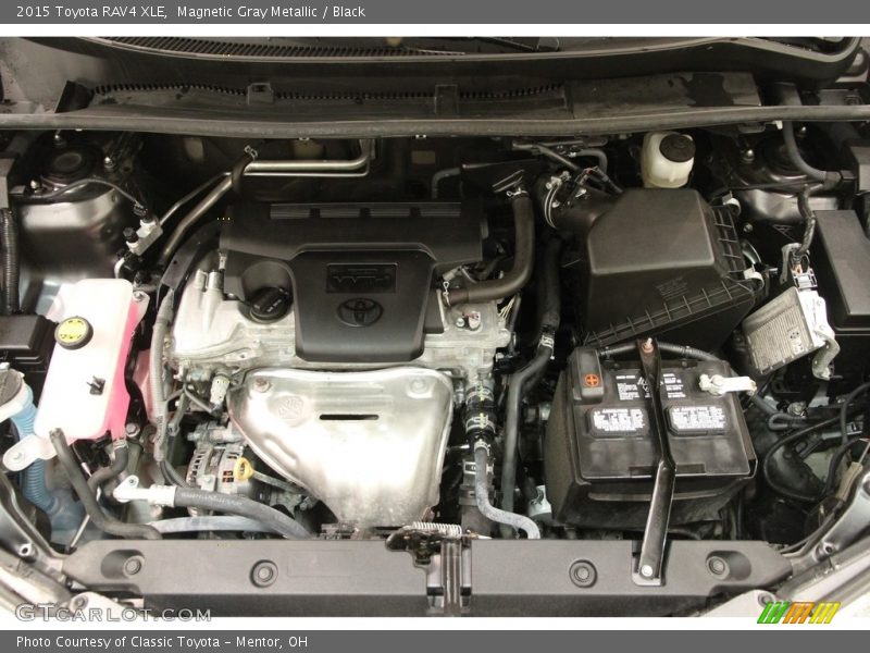 Magnetic Gray Metallic / Black 2015 Toyota RAV4 XLE