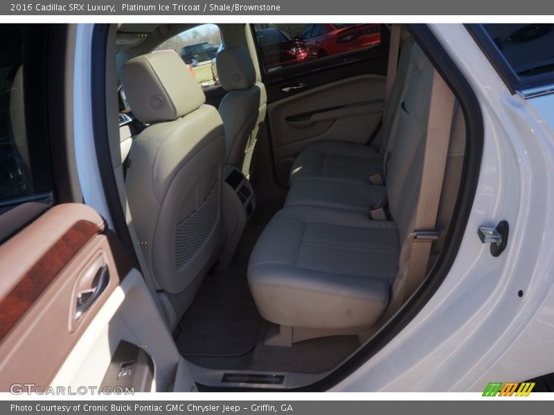 Platinum Ice Tricoat / Shale/Brownstone 2016 Cadillac SRX Luxury