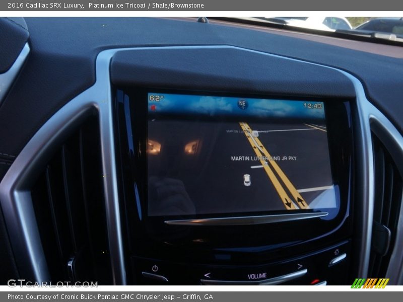 Platinum Ice Tricoat / Shale/Brownstone 2016 Cadillac SRX Luxury