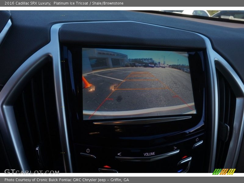 Platinum Ice Tricoat / Shale/Brownstone 2016 Cadillac SRX Luxury