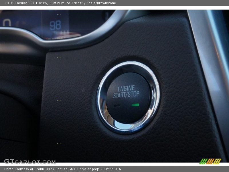 Platinum Ice Tricoat / Shale/Brownstone 2016 Cadillac SRX Luxury