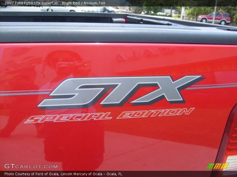 Bright Red / Medium Flint 2007 Ford F150 STX SuperCab