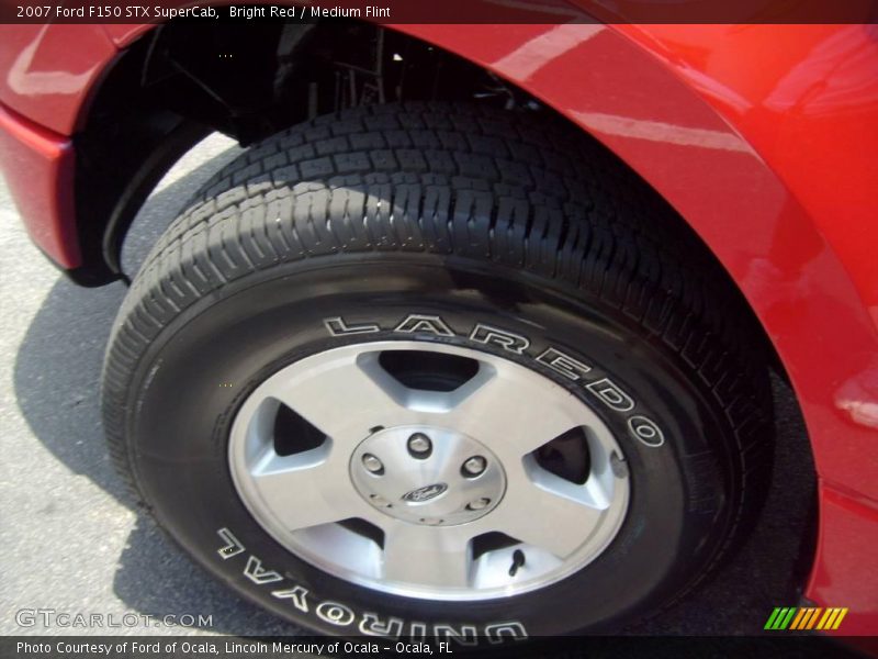 Bright Red / Medium Flint 2007 Ford F150 STX SuperCab