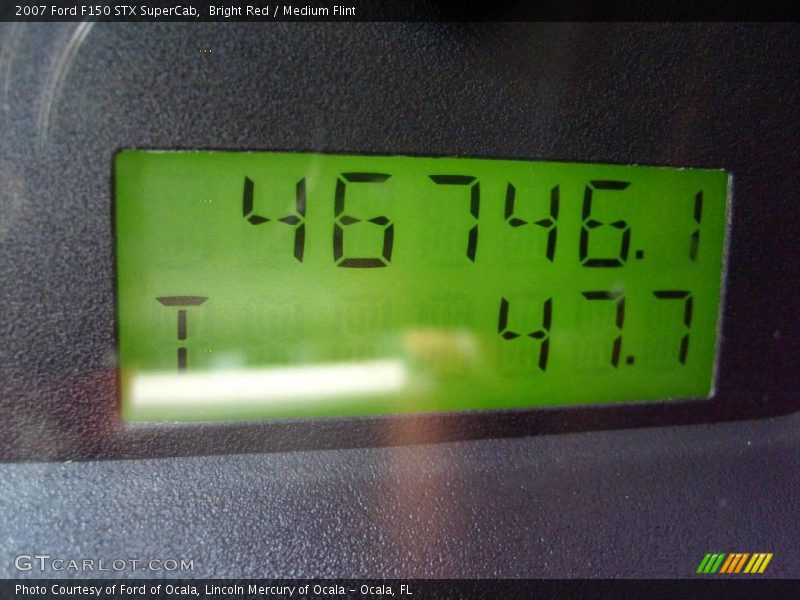 Bright Red / Medium Flint 2007 Ford F150 STX SuperCab