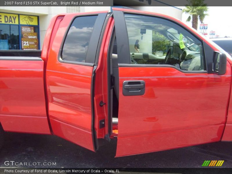 Bright Red / Medium Flint 2007 Ford F150 STX SuperCab