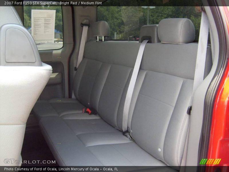 Bright Red / Medium Flint 2007 Ford F150 STX SuperCab
