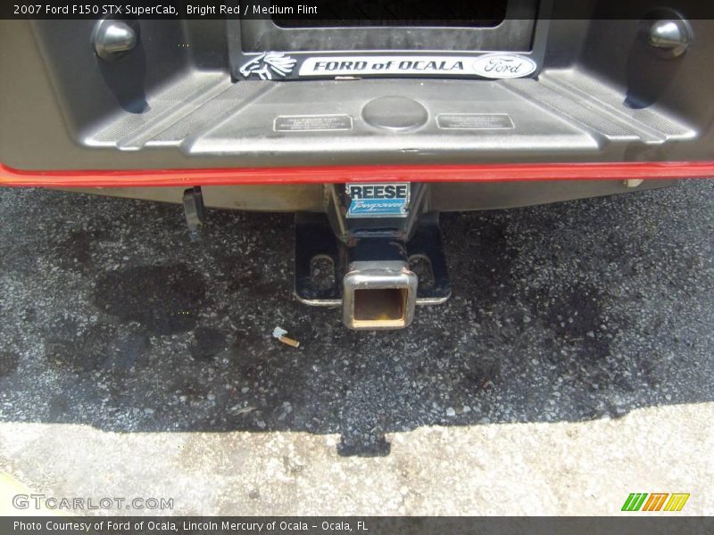 Bright Red / Medium Flint 2007 Ford F150 STX SuperCab