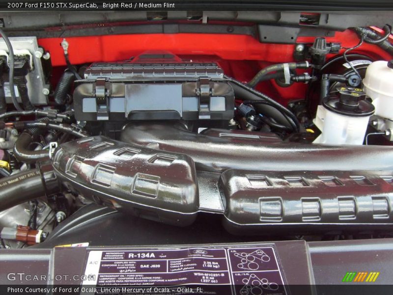 Bright Red / Medium Flint 2007 Ford F150 STX SuperCab