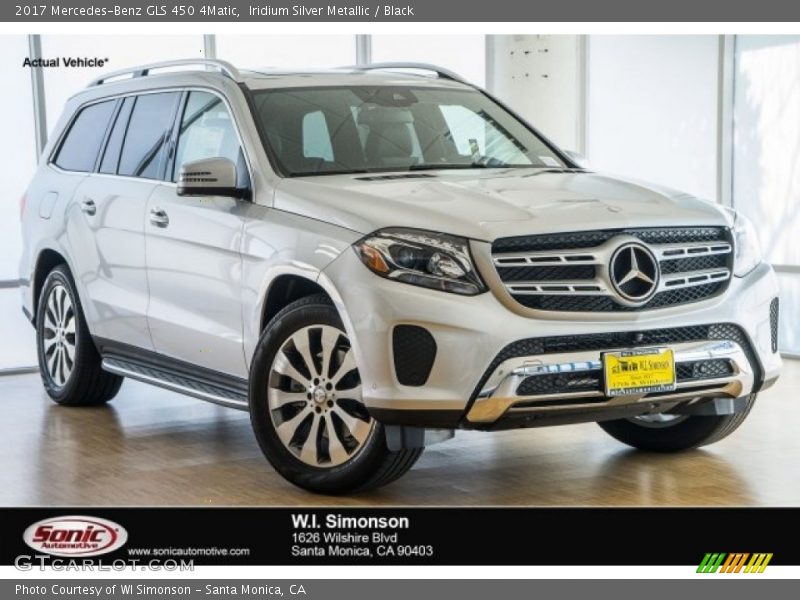 Iridium Silver Metallic / Black 2017 Mercedes-Benz GLS 450 4Matic