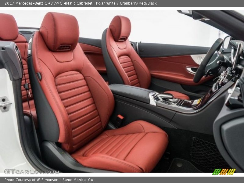  2017 C 43 AMG 4Matic Cabriolet Cranberry Red/Black Interior