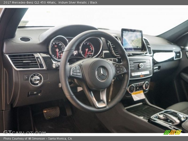 Iridium Silver Metallic / Black 2017 Mercedes-Benz GLS 450 4Matic