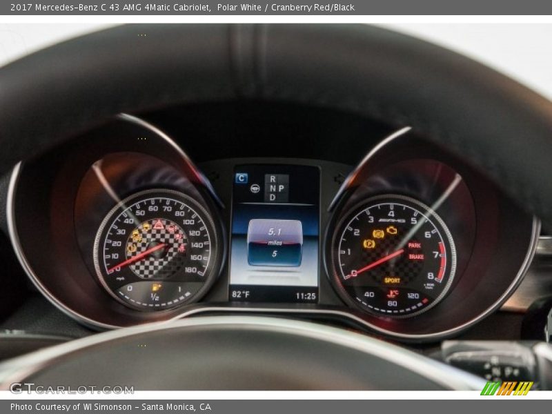  2017 C 43 AMG 4Matic Cabriolet 43 AMG 4Matic Cabriolet Gauges