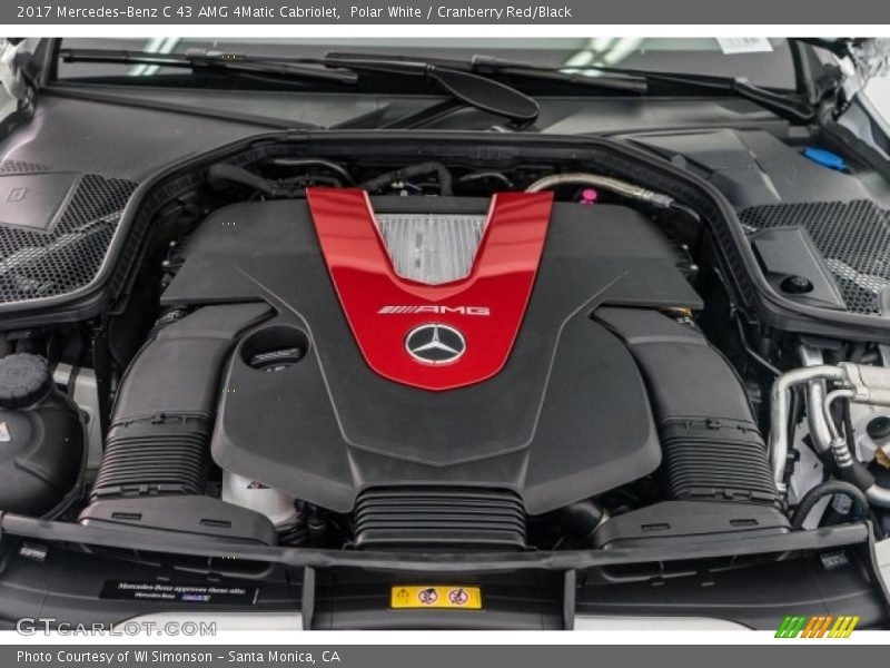  2017 C 43 AMG 4Matic Cabriolet Engine - 3.0 Liter AMG DI biturbo DOHC 24-Valve VVT V6