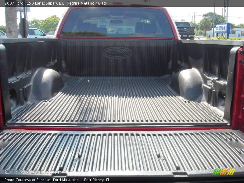 Redfire Metallic / Black 2007 Ford F150 Lariat SuperCab