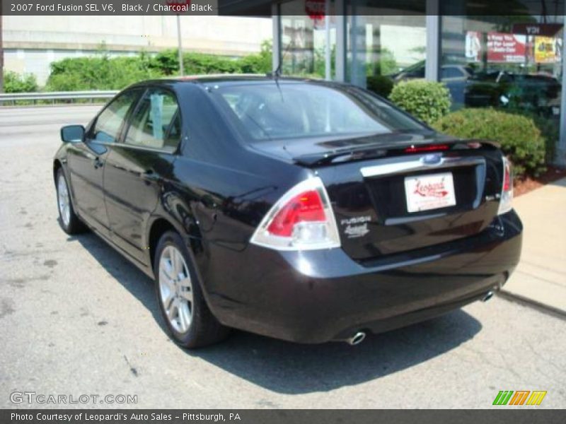 Black / Charcoal Black 2007 Ford Fusion SEL V6