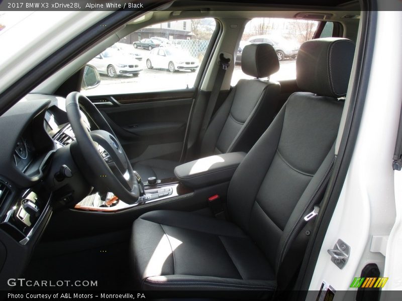 Alpine White / Black 2017 BMW X3 xDrive28i