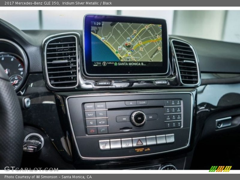 Iridium Silver Metallic / Black 2017 Mercedes-Benz GLE 350