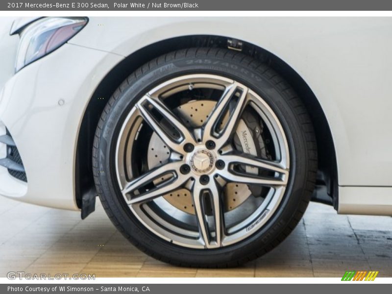 Polar White / Nut Brown/Black 2017 Mercedes-Benz E 300 Sedan