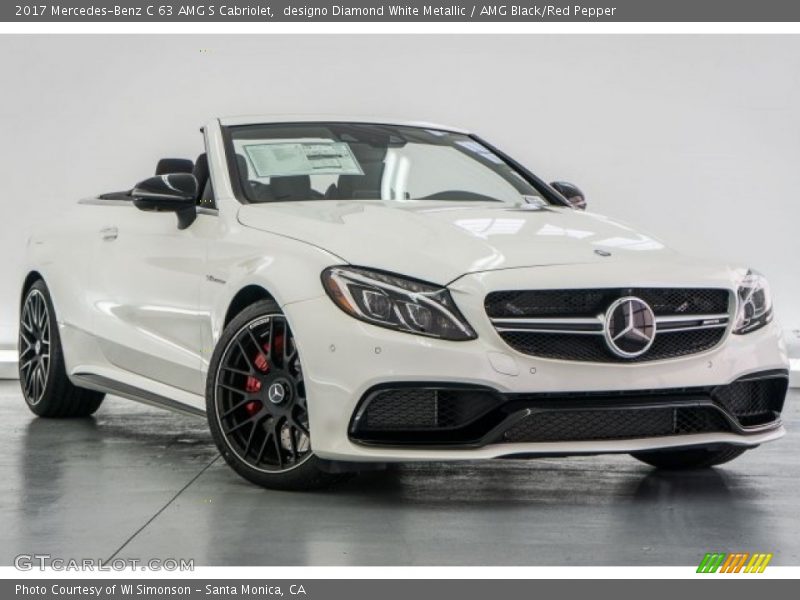 Front 3/4 View of 2017 C 63 AMG S Cabriolet