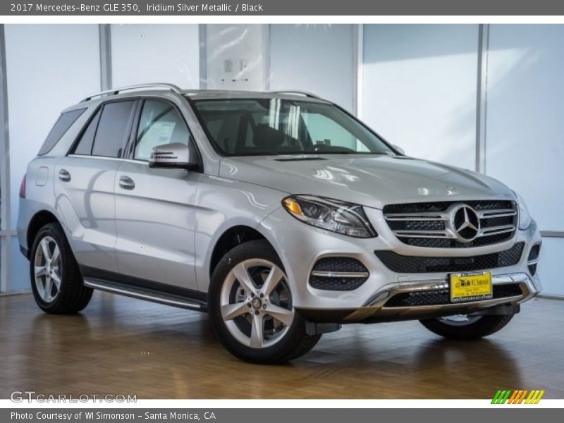 Iridium Silver Metallic / Black 2017 Mercedes-Benz GLE 350