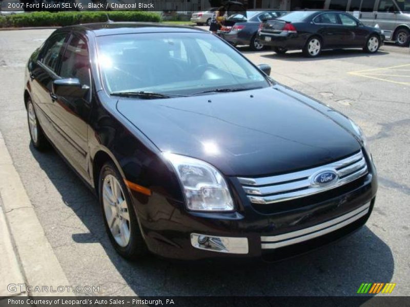 Black / Charcoal Black 2007 Ford Fusion SEL V6