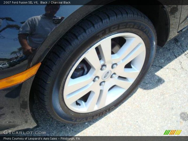 Black / Charcoal Black 2007 Ford Fusion SEL V6