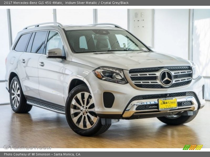 Iridium Silver Metallic / Crystal Grey/Black 2017 Mercedes-Benz GLS 450 4Matic
