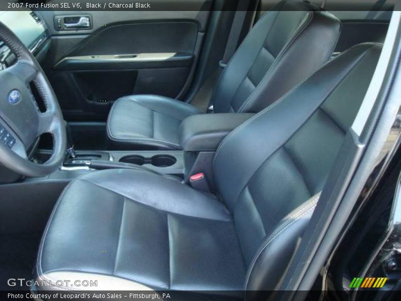 Black / Charcoal Black 2007 Ford Fusion SEL V6