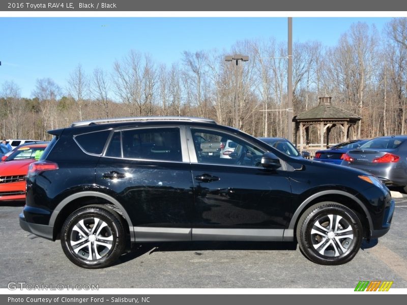 Black / Black 2016 Toyota RAV4 LE