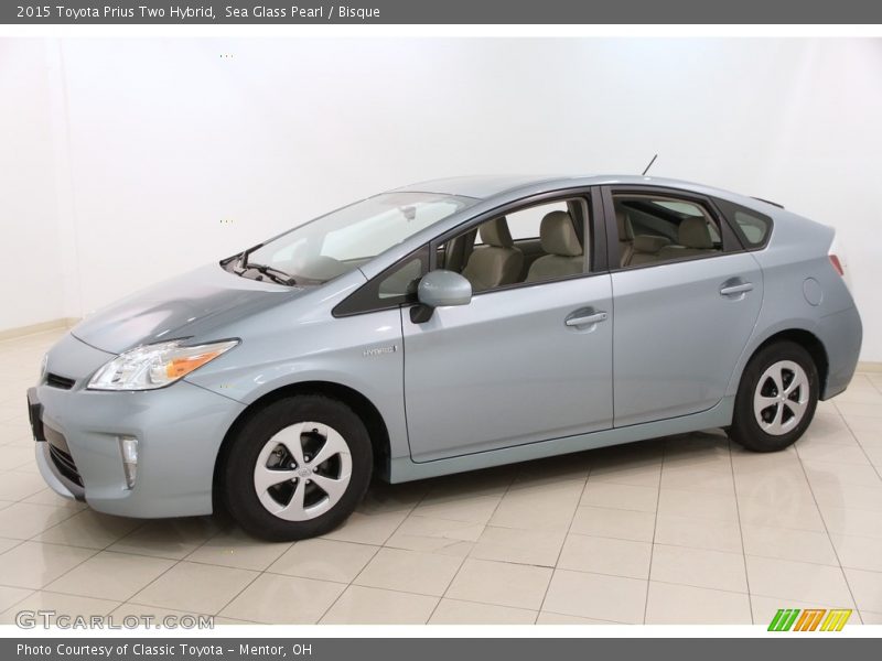 Sea Glass Pearl / Bisque 2015 Toyota Prius Two Hybrid