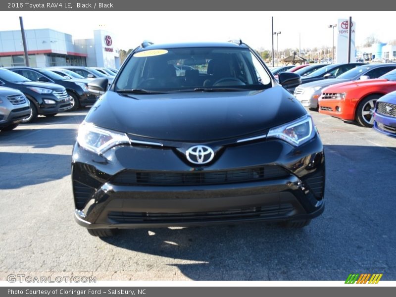 Black / Black 2016 Toyota RAV4 LE
