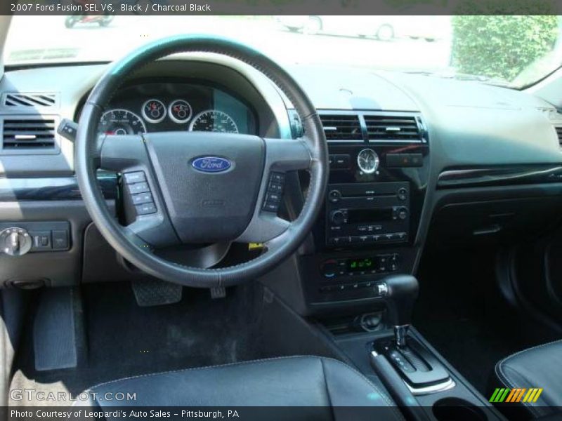 Black / Charcoal Black 2007 Ford Fusion SEL V6