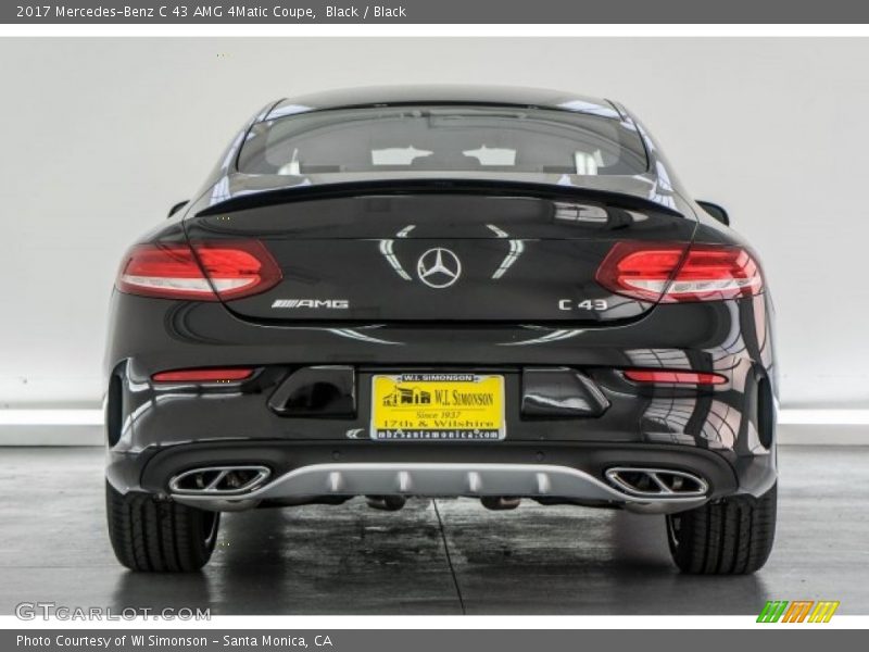 Black / Black 2017 Mercedes-Benz C 43 AMG 4Matic Coupe