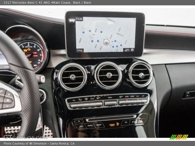 Controls of 2017 C 43 AMG 4Matic Coupe