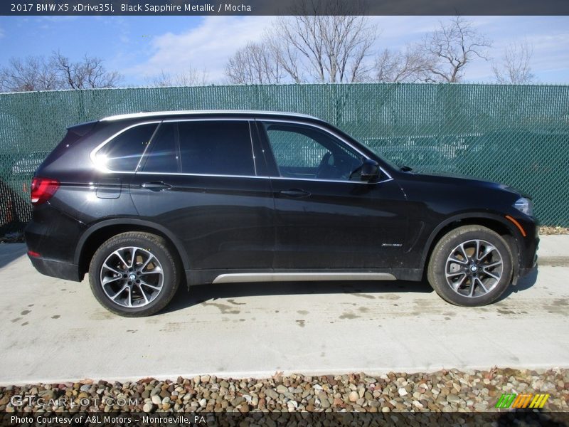Black Sapphire Metallic / Mocha 2017 BMW X5 xDrive35i