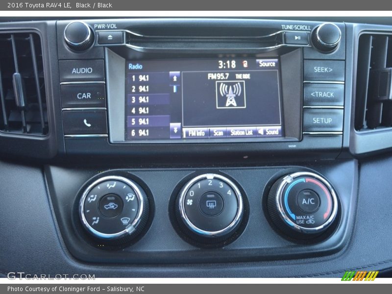 Black / Black 2016 Toyota RAV4 LE
