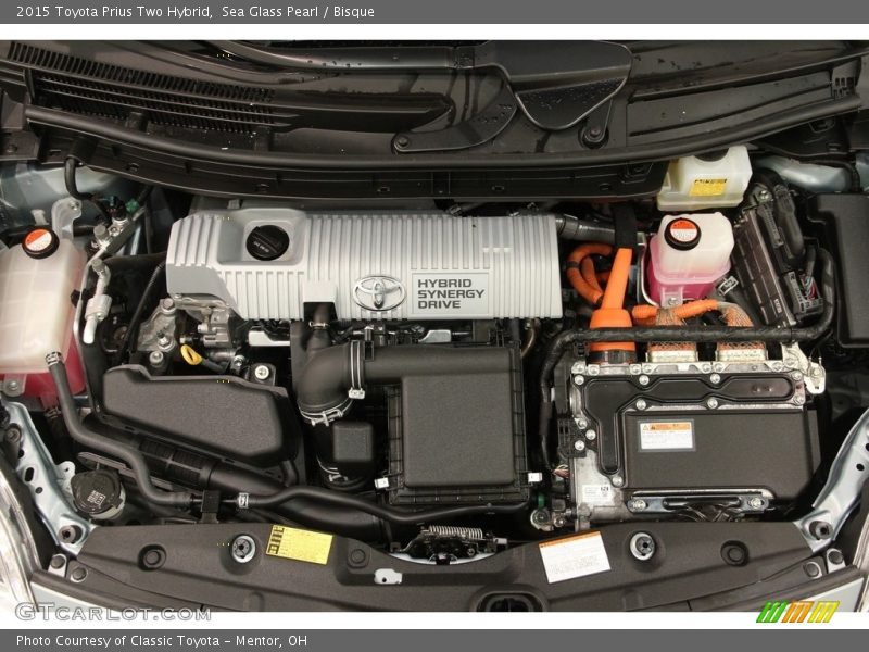 Sea Glass Pearl / Bisque 2015 Toyota Prius Two Hybrid