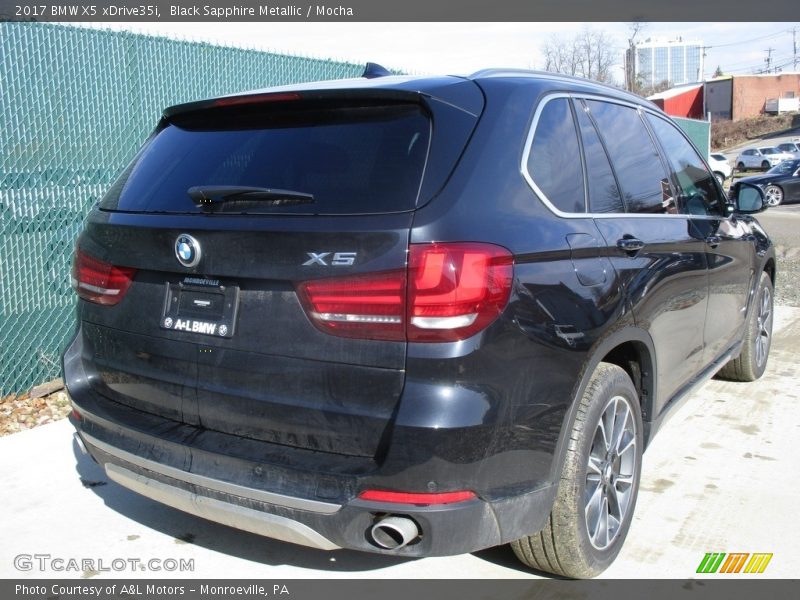 Black Sapphire Metallic / Mocha 2017 BMW X5 xDrive35i