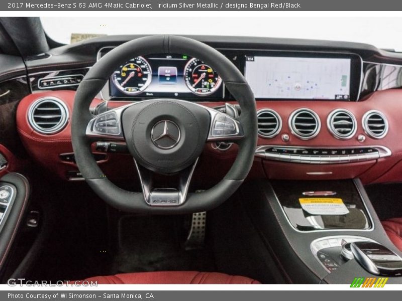 Dashboard of 2017 S 63 AMG 4Matic Cabriolet