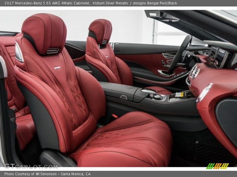  2017 S 63 AMG 4Matic Cabriolet designo Bengal Red/Black Interior