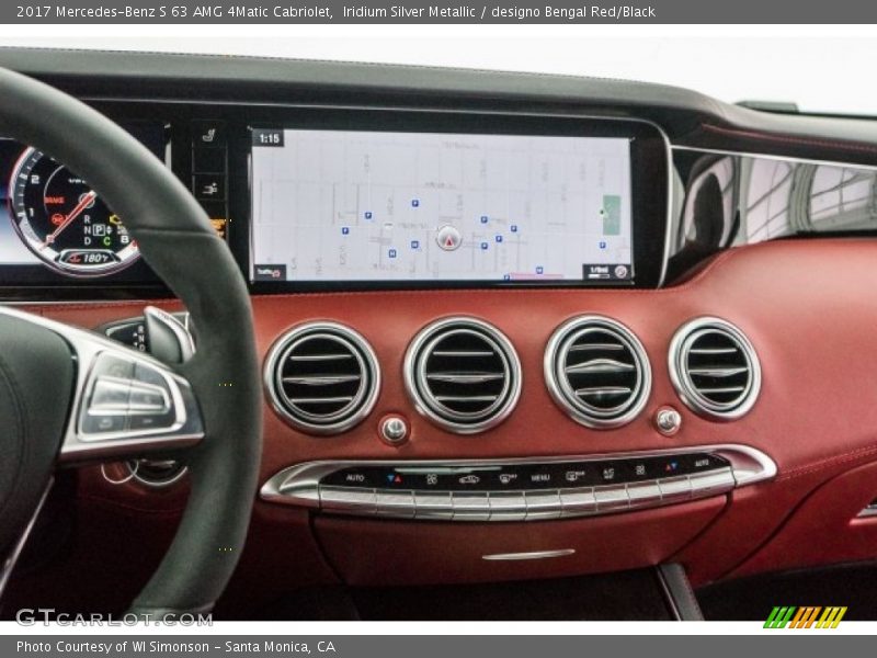 Navigation of 2017 S 63 AMG 4Matic Cabriolet