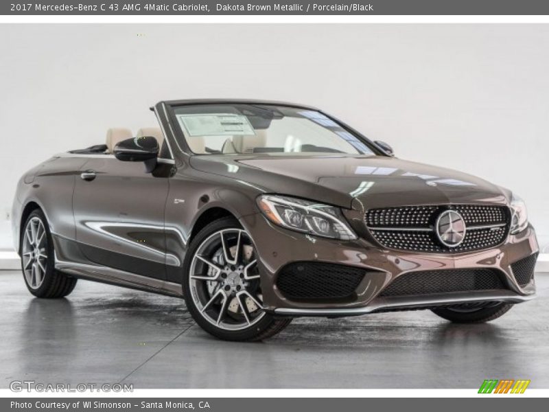 Front 3/4 View of 2017 C 43 AMG 4Matic Cabriolet