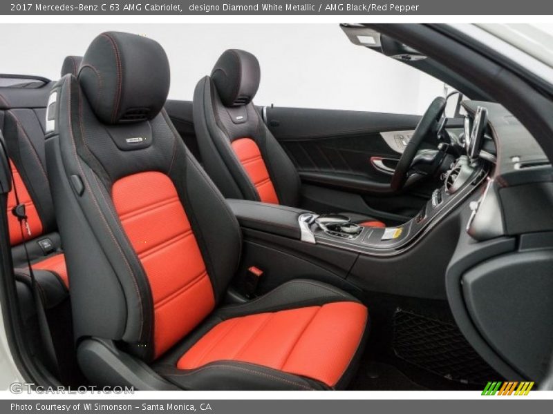 2017 C 63 AMG Cabriolet AMG Black/Red Pepper Interior