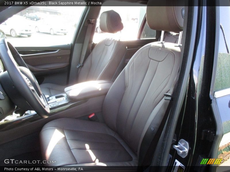 Black Sapphire Metallic / Mocha 2017 BMW X5 xDrive35i