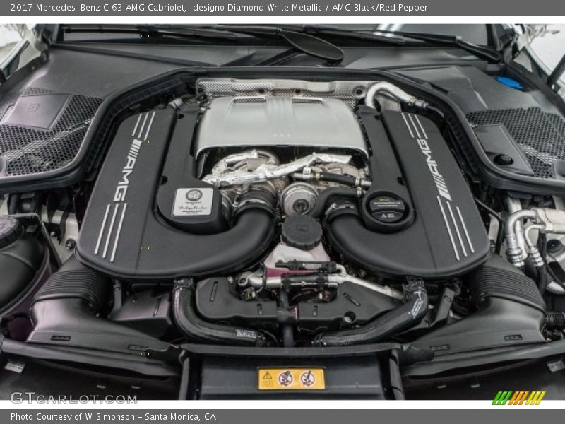  2017 C 63 AMG Cabriolet Engine - 4.0 Liter AMG DI biturbo DOHC 32-Valve VVT V8