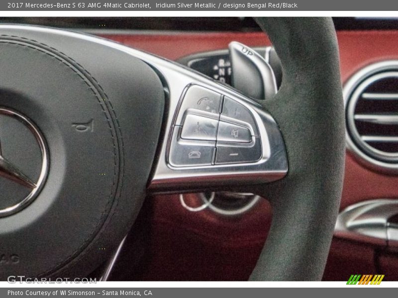 Controls of 2017 S 63 AMG 4Matic Cabriolet