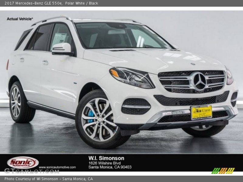 Polar White / Black 2017 Mercedes-Benz GLE 550e