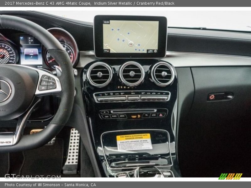 Controls of 2017 C 43 AMG 4Matic Coupe