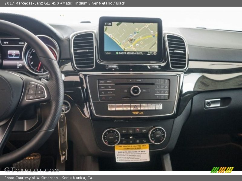 Iridium Silver Metallic / Black 2017 Mercedes-Benz GLS 450 4Matic